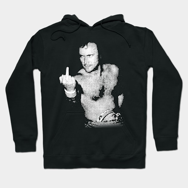 Phil Collins Halftone Hoodie by Resdis Materials